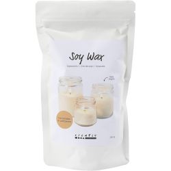 Cire de soja, Pour bougies en pots, crème, 250 gr/ 1 Pq.