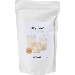 Cire de soja, Pour bougies en pots, crème, 500 gr/ 1 Pq.