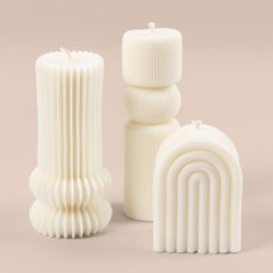 Cire de soja, Pour bougies autoportantes, crème, 250 gr/ 1 Pq.