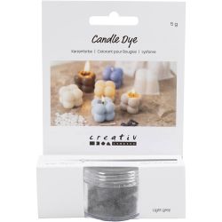 Colorant pour bougies, gris clair, 5 gr/ 1 Pq.