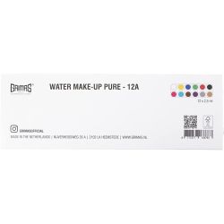 Palette de maquillage pour visage à base d'eau