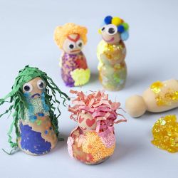 Sequin Clay, harmonie bleu/vert, 3x60 gr/ 1 Pq.