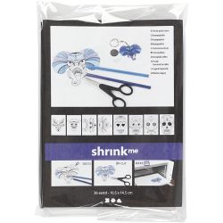 Feuilles de plastique thermorétractable avec motifs