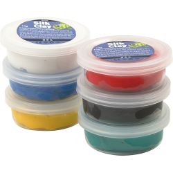 Silk Clay&reg;, couleurs classiques, 6x14 gr/ 1 Pq.