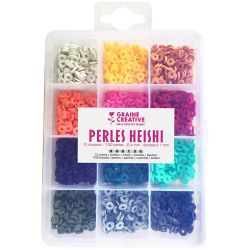 Assortiment de perles Heishi