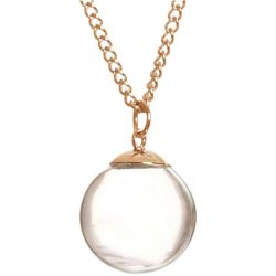 Pendentif Fiole en verre