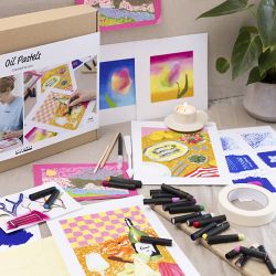 Kit de D&eacute;marrage DIY Pastels &agrave; l'huile, ass. de couleurs, 1 Pq.