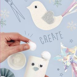 Assortiment de matériel créatif