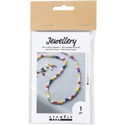Mini Kit DIY Bijoux, Colliers de perles d&rsquo;eau douce, 1 Pq.