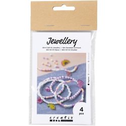 Mini Kit DIY Bijoux, Feuilles de plastique thermor&eacute;tractable, 1 Pq.
