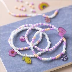 Mini Kit DIY Bijoux, Feuilles de plastique thermorétractable, 1 Pq.