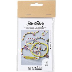 Mini Kit DIY Bijoux, Feuilles de plastique thermor&eacute;tractable, 1 Pq.