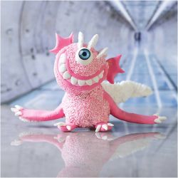 Mini Kit DIY Modelage, Monstre Sally, rose clair, 1 Pq.