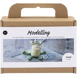 Mini Kit DIY Modelage, Monstre Lulu, vert clair, vert fonc&eacute;, 1 Pq.