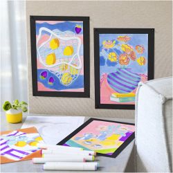 Kit DIY Coloriage, Peindre par num&eacute;ros, feutres, 1 Pq.