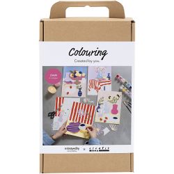 Kit DIY Coloriage, Collage, 1 Pq.