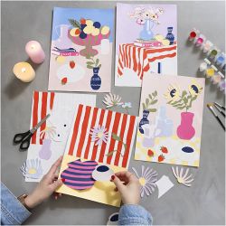 Kit DIY Coloriage, Collage, 1 Pq.