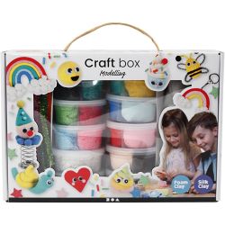 Set de p&acirc;tes Foam Clay&reg; et Silk Clay&reg;, ass. de couleurs, 1 set