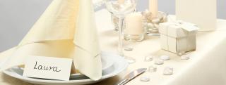 Décorations de table pour une première communion