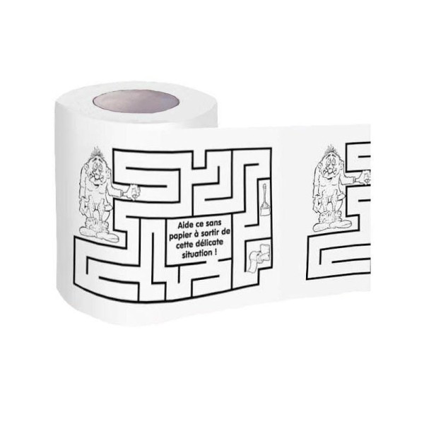 Papier WC labyrinthe - Photo n°1