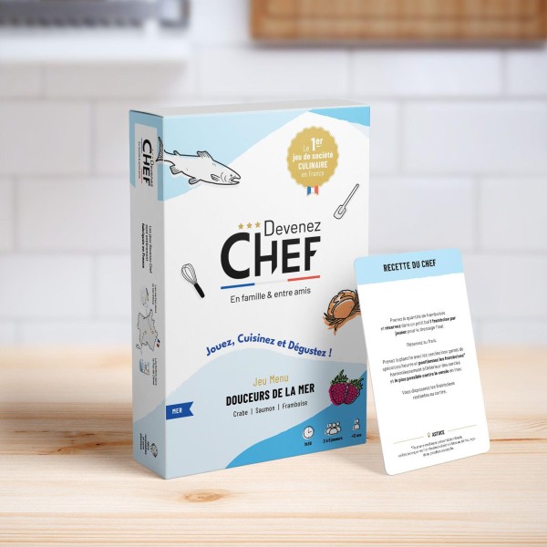 Devenez Chef - Jeu de société culinaire - Menu Douceurs de la mer - Photo n°3