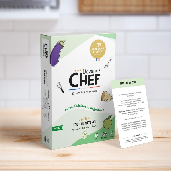 Devenez Chef - Jeu de société culinaire - Menu Tout au naturel - Photo n°3