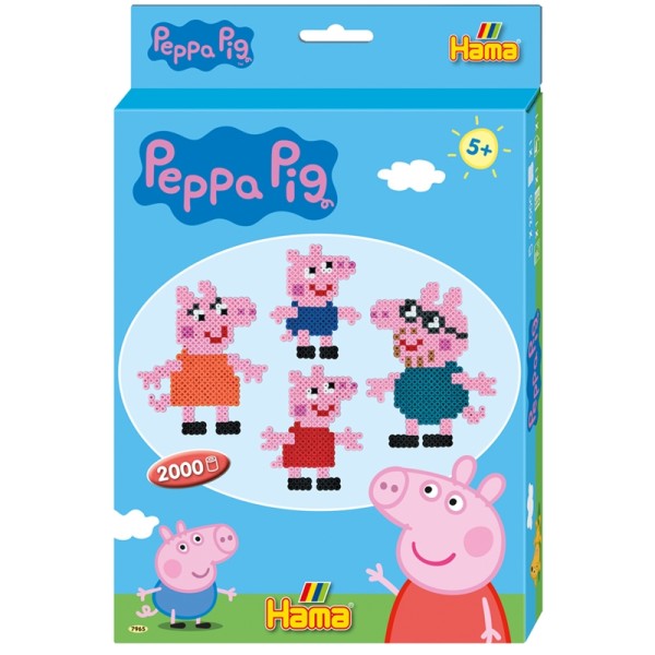 Perles à repasser midi ''Peppa Pig'', coffret cadeau - Photo n°1