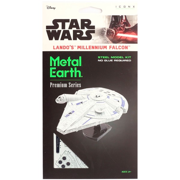 Kit maquette Star Wars - Metal Earth Premium - Falcon Millenium - 11 x 7,3 x 5,6 cm - Photo n°1