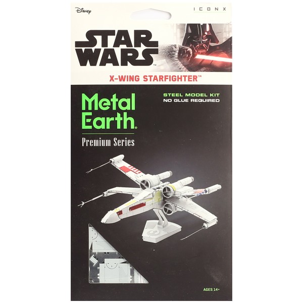 Kit maquette Star Wars - Metal Earth Premium - X-wing - 11,6 x 13,5 x 5,4 cm - Photo n°1