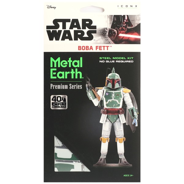 Kit maquette Star Wars - Metal Earth Premium - Boba Fett - 8,1 x 10,4 x 18,2 cm - Photo n°1