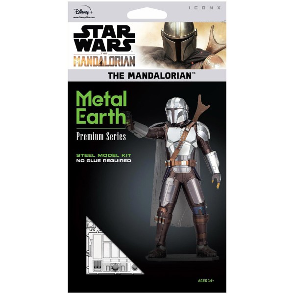 Kit maquette Star Wars - Metal Earth Premium - The Mandalorian - 11,9 x 10,4 x 1,8 cm - Photo n°1