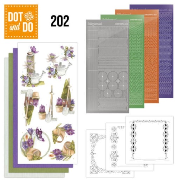 Dot and do 202 - kit Carte 3D - Papillons - Photo n°1