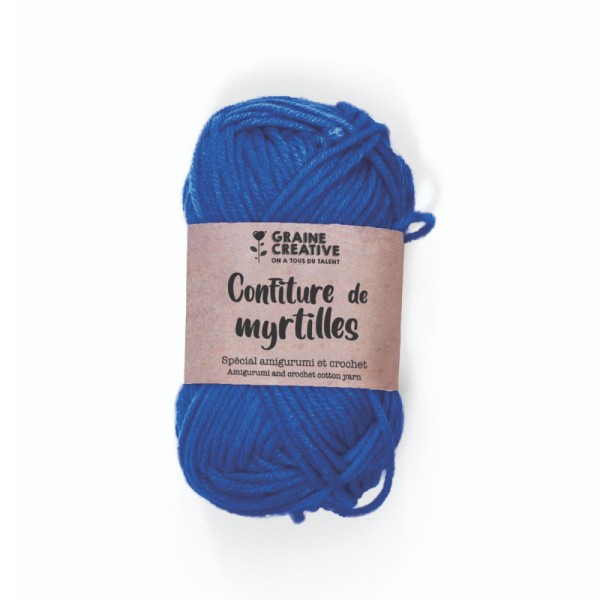 Crochet Amigurumi Bleu Roi Fil de Coton - 27 g - Photo n°1