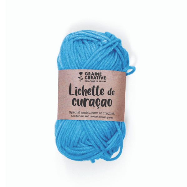 Crochet Amigurumi Turquoise Fil de Coton  - 27 g - Photo n°1
