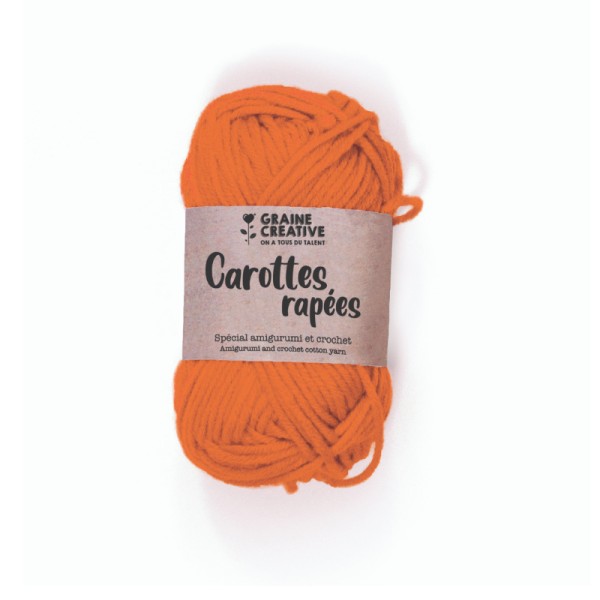 Crochet Amigurumi Orange Fil de Coton - 27 g - Photo n°1