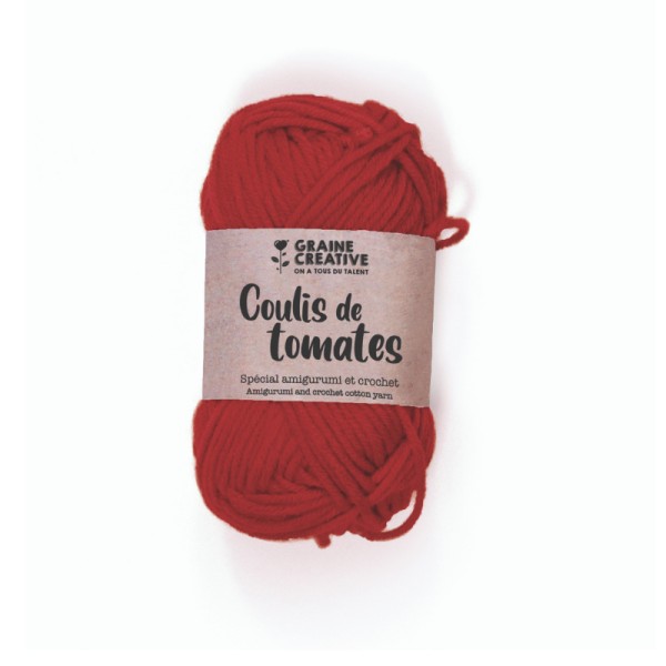 Crochet Amigurumi Rouge Fil de Coton - 27 g - Photo n°1