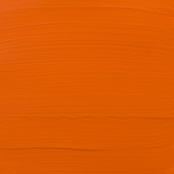 Pot peinture acrylique 500ml Amsterdam orange azo - Photo n°2