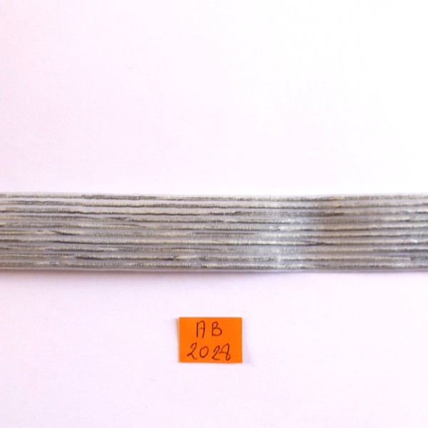 1M de ruban papyrus gris - polyester - 23mm - 2028ab - Photo n°1