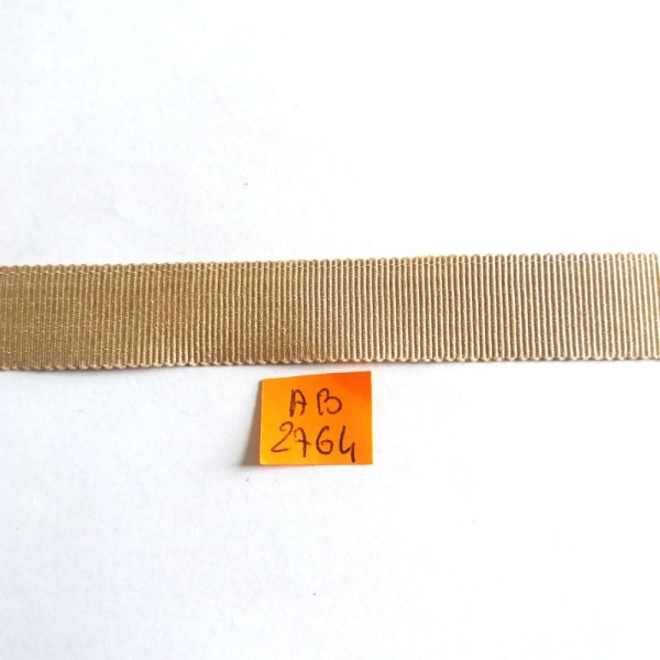 1M de ruban gros grain beige foncé - FILLAWANT - 20mm - AB2764 - Photo n°1