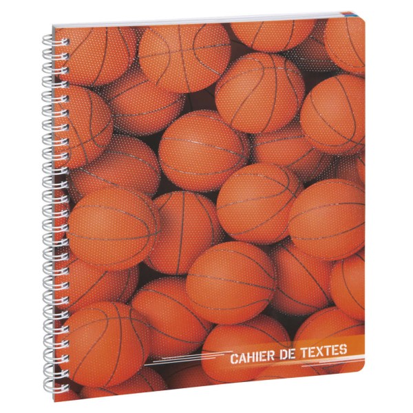 Cahier de textes Sports Basket - 170 x 220 mm - Séyès- Exacompta - Photo n°1