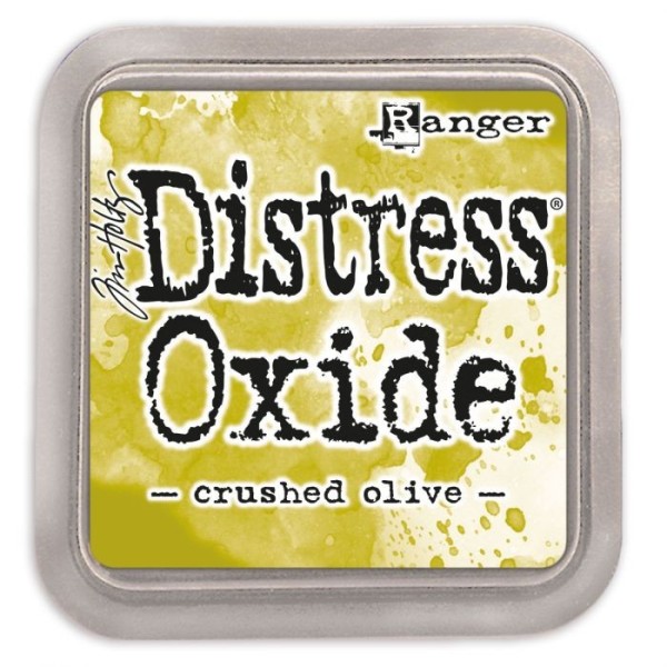 Encre Distress Crushed olive Oxide RANGER - Photo n°1