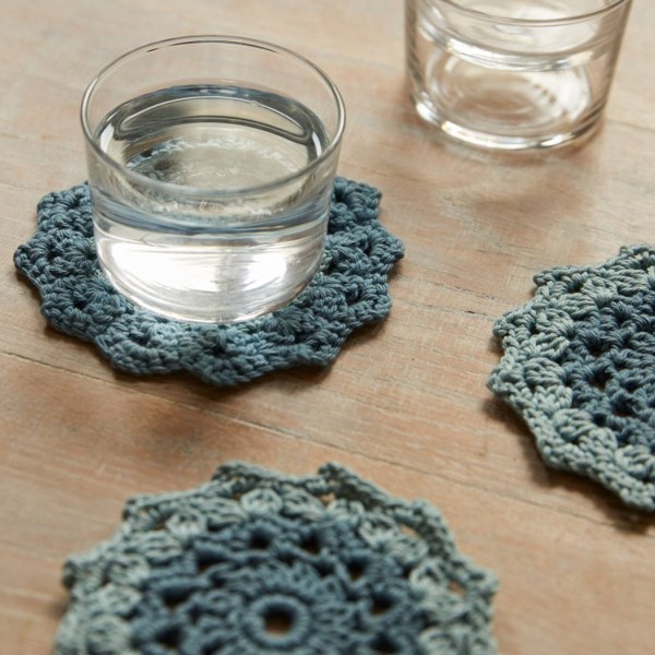 Kit DIY Crochet Mindful DMC - Dessous de verre - Ø 12 cm - Photo n°6