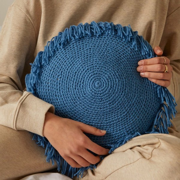 Kit DIY Crochet Mindful DMC - Coussin - Ø 40 cm - Photo n°2