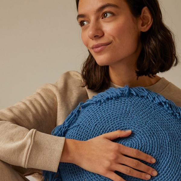 Kit DIY Crochet Mindful DMC - Coussin - Ø 40 cm - Photo n°6