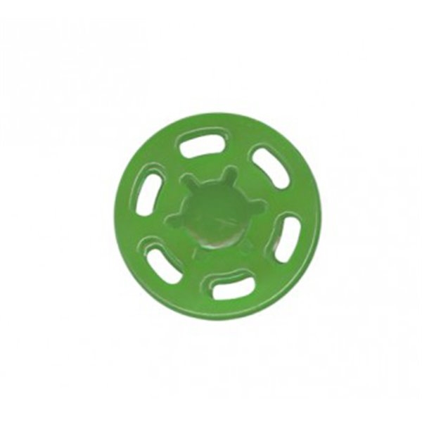 Bouton pression plastique 21mm vert - Photo n°1