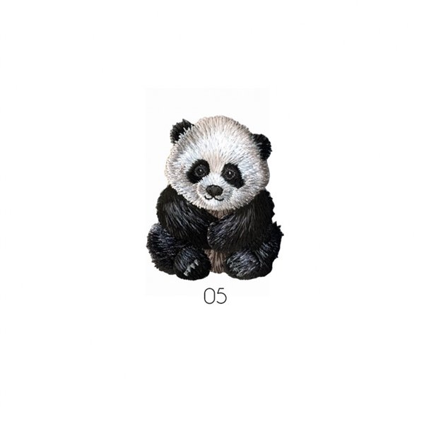 Ecusson thermocollant Panda 6x5cm - Photo n°1