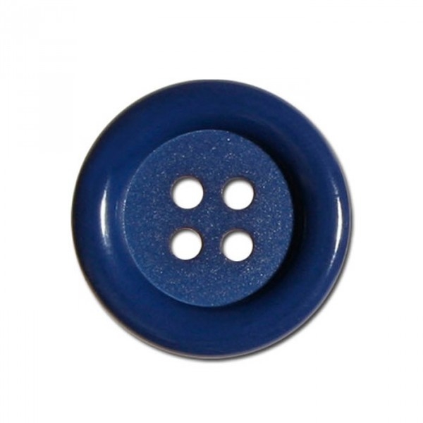 Lot de 6 boutons clown couleur Bleu Minéral - Photo n°1