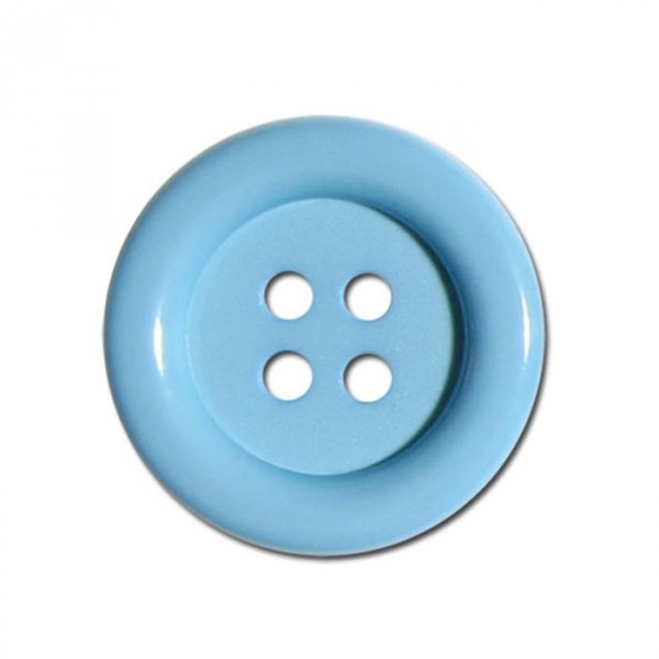 Lot de 6 boutons clown couleur Bleu Layette - Photo n°1