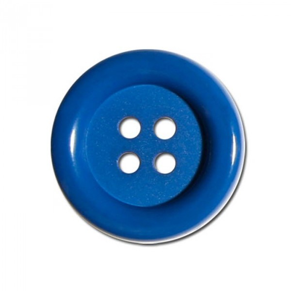 Lot de 6 boutons Clown couleur Bleu Roy - Photo n°1