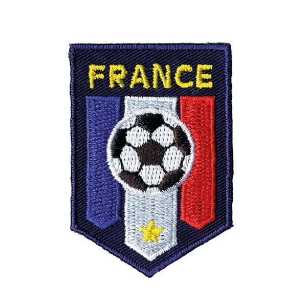 Ecusson thermocollant drapeau France 4x5.5cm - Photo n°1